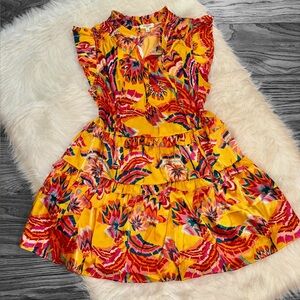 Umgee Vibrant Multicolor Casual Dress